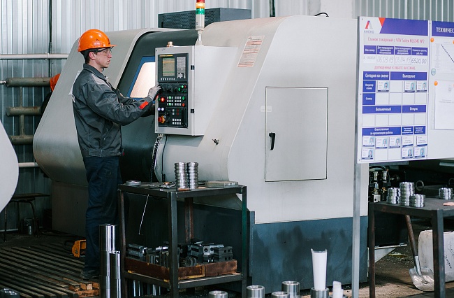 Фото недели: компания «АНЕКО» увеличила производство запасных частей нефтегазового оборудования на 83%