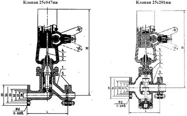 Клапан регулирующий односедельный флянцевый под ДУ от МЭО 16/25-025-01 25с047нж DN 15мм РN 4,0 Мпа Клапан регулирующий двухседельный флянцевый под ДУ от МЭО 6,3/12,5-025-99 25с201нж DN 25, 40мм РN 4,0 Мпа