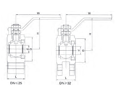 Краны Шаровые Компактные DN 10—200 PN 1,6—2,5 MPa 11(с,лс,нж) 9пК