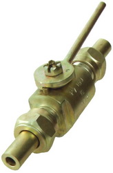 Кран шаровой DN 6, 10, 15, 20, 25; PN 16 МПа ПЗ.39113 (11с38п, 11лс38п, 11нж38п)