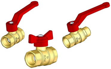 Кран шаровой латунный DN 15, 20, 25, 32, 40, 50; PN 1,6 МПа ВИЛН.491812.003. 009 11Б41п (11Б27п)