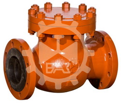 Затворы обратные (клапаны обратные поворотные)  DN 50-200 PN 16-160 кгс/см