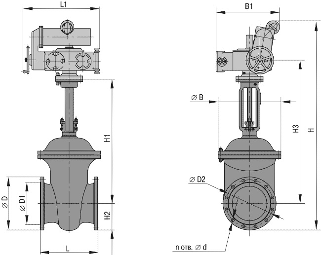 Фланцевые - DN 80 - 1200 мм, РN 1.6 - 10.0 Мпа