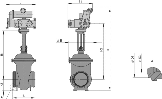 Под приварку - DN 150 - 1200 мм, РN 1.6 - 10.0 Мпа