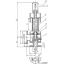 T-31мс-3 Клапан предохранительный пружинный с демпфером