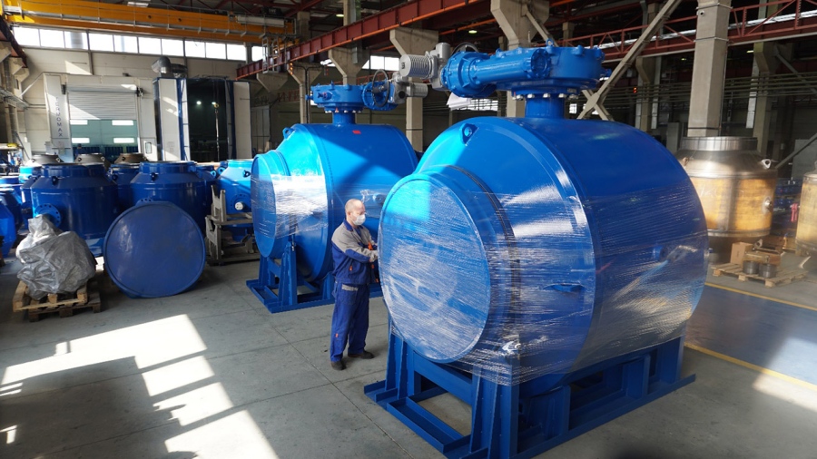 «Угрешский завод трубопроводной арматуры» изготовил полнопроходные шаровые краны большого диаметра