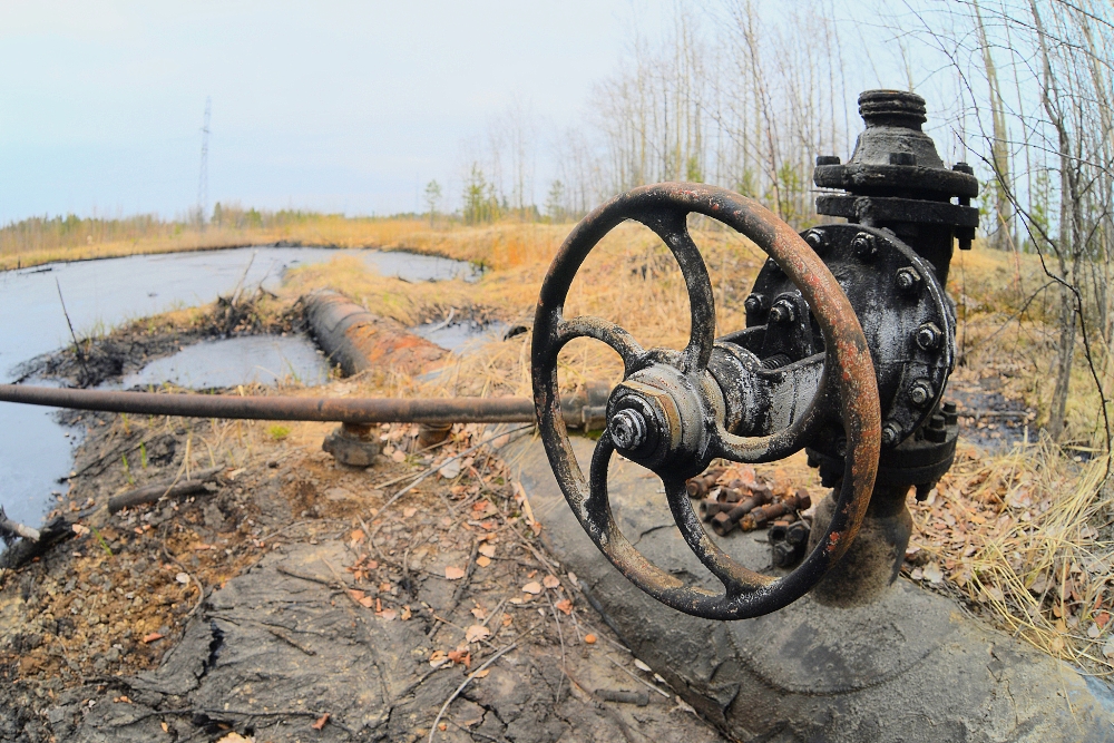 В Пензенской области произошел разлив нефти после разрушения стенки нефтепровода Куйбышев – Унеча – Мозырь-1