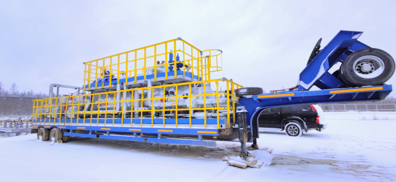 «Газпром добыча Ноябрьск» задействовал передвижной комплекс, оснащенный запорно-регулирующей арматурой