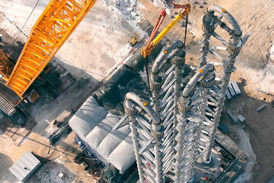 На Амурском газохимическом комплексе началось строительство криогенной воздухоразделительной станции