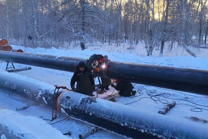 АО «Сахатранснефтегаз» осуществляет строительство третьей нитки магистрального газопровода «Кысыл-Сыр – Мастах».