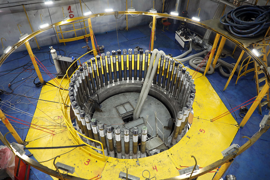 Специалисты «Атоммаша» провели гидравлические испытания корпуса реактора для Тяньваньской АЭС