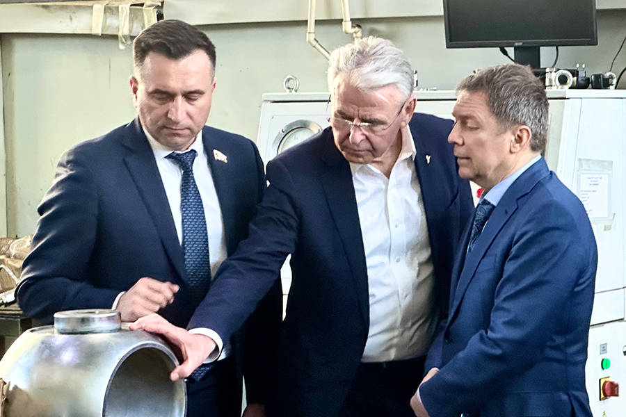 Президент Торгово-промышленной палаты тульской области посетил производственную площадку ПП «Мехмаш»