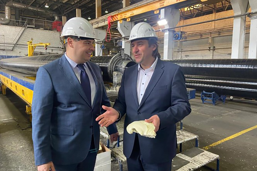 Глава Тобольска М.В. Афанасьев посетил производственную площадку завода «ТВЭЛ-Тобольск»