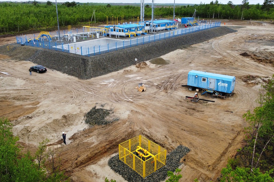 Строящийся комплекс сжижения природного газа в районе г. Свободный подключен к газовым сетям