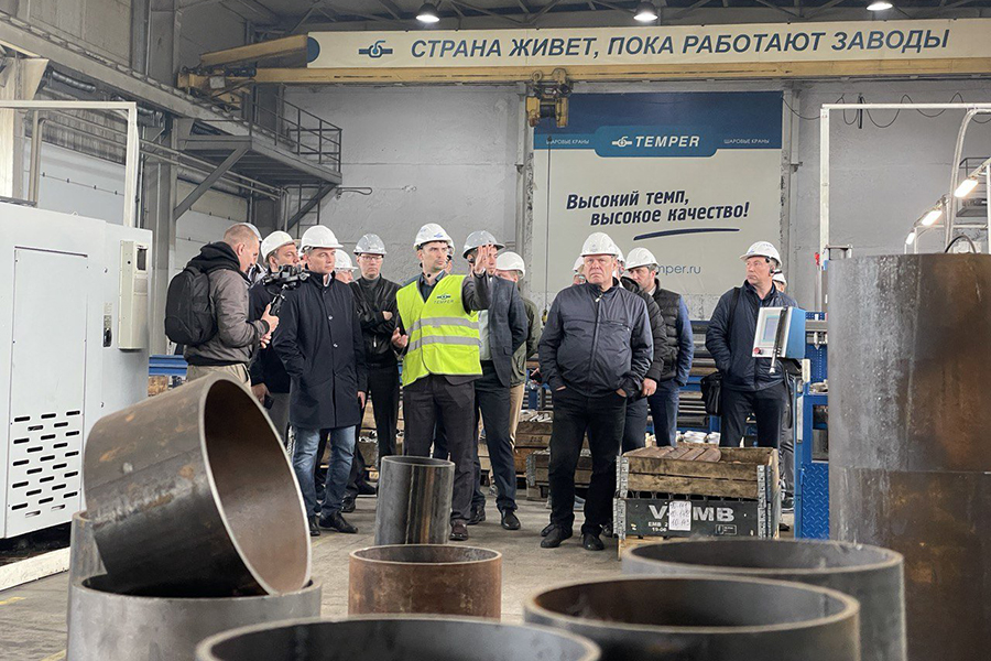 Производственную площадку завода «ТЕМПЕР» посетили участники Форума арматуростроителей России