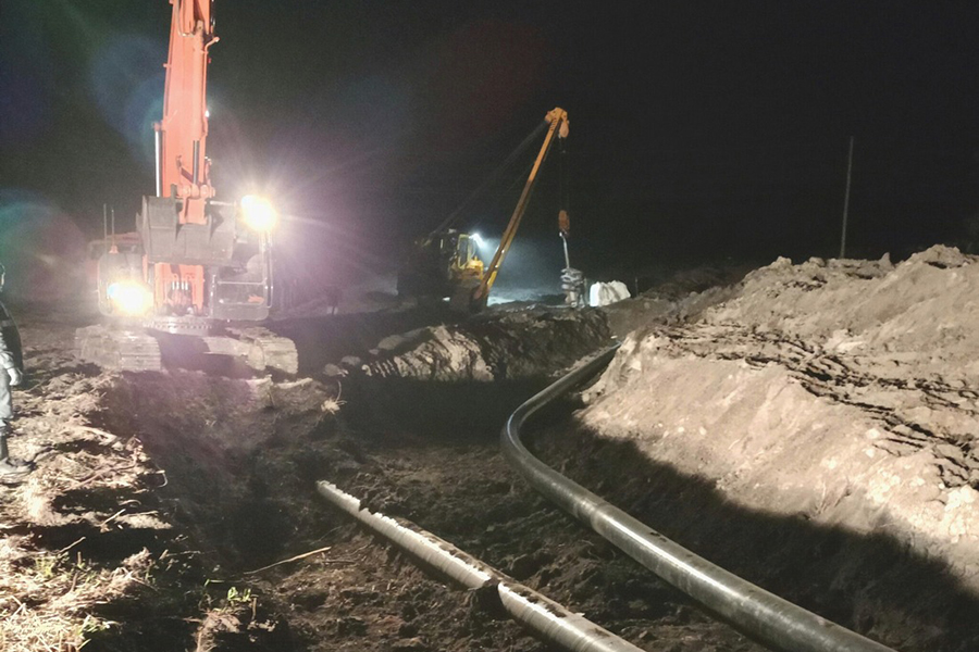 Специалисты «Газпром трансгаз Екатеринбург» обустроили переход газопровода под будущей автомагистралью