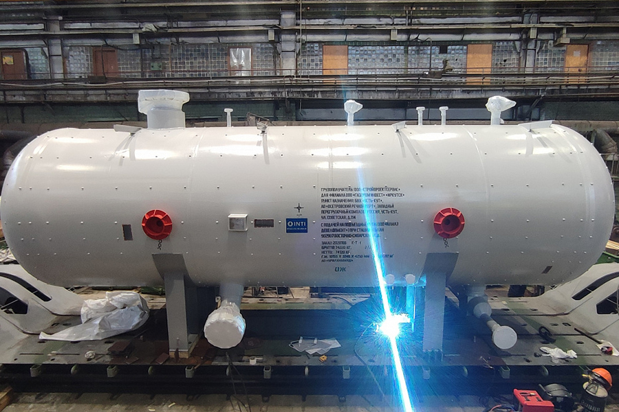 АО «Уралхиммаш» поставило оборудование для филиала ООО «Газпром Инвест» «Иркутск» с монограммой ИНТИ