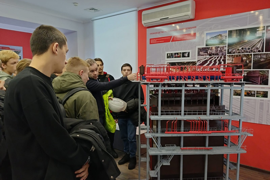 На производстве ООО «Сибэнергомаш – БКЗ» побывали первокурсники Алтайского транспортного техникума