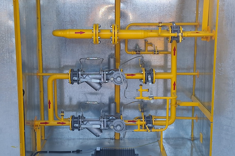 Компания «Газовик» отгрузила в адрес заказчика газорегуляторный пункт ГРПШ-07-2У1 шкафного типа