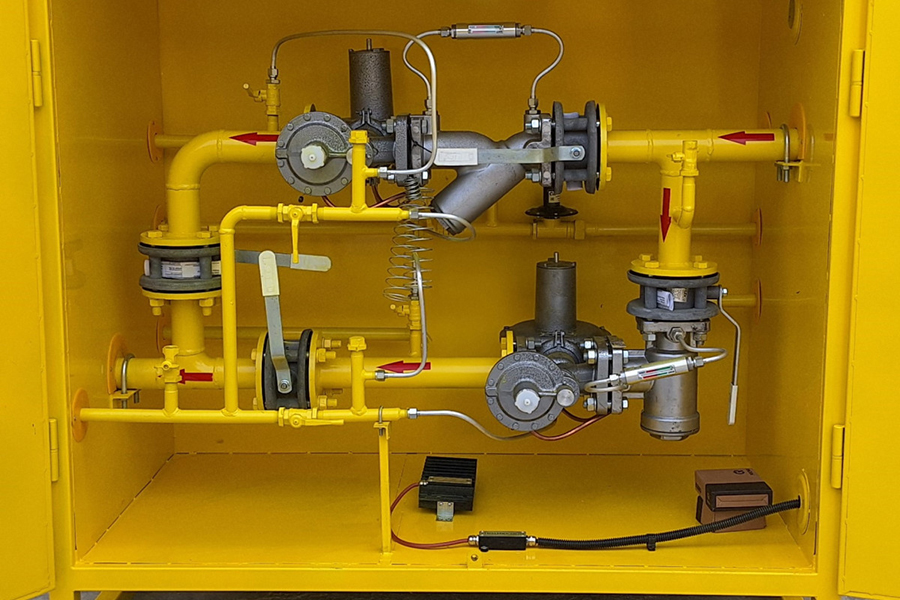 Компания «Газовик» изготовила и поставила в адрес заказчика газорегуляторный пункт ГРПШ-04-2У1