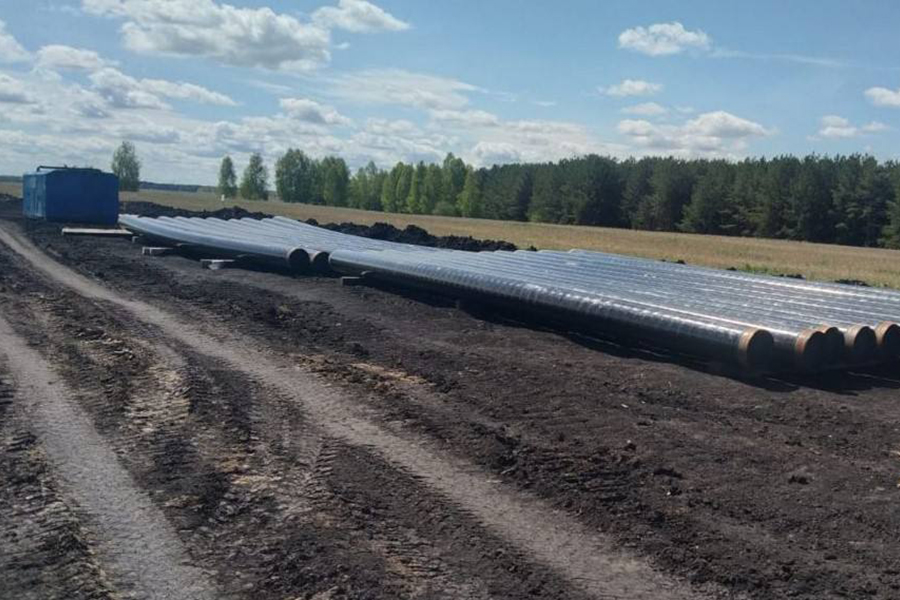 В Омской области началось строительство 94-километрового газопровода