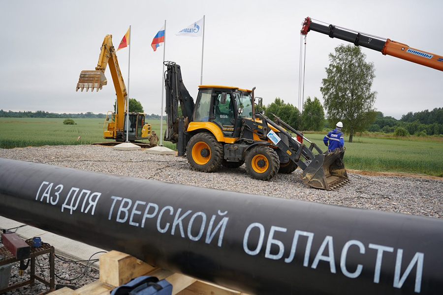 Протяженность нового газопровода-отвода «Ржев-Оленино-Нелидово-Западная Двина» в Тверской области составит более 150 км