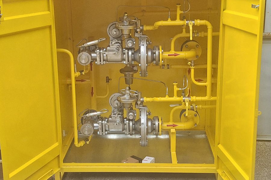 С площадки компании «Газовик» отгружен в адрес заказчика газорегуляторный пункт УГРШ -50Н-2У1