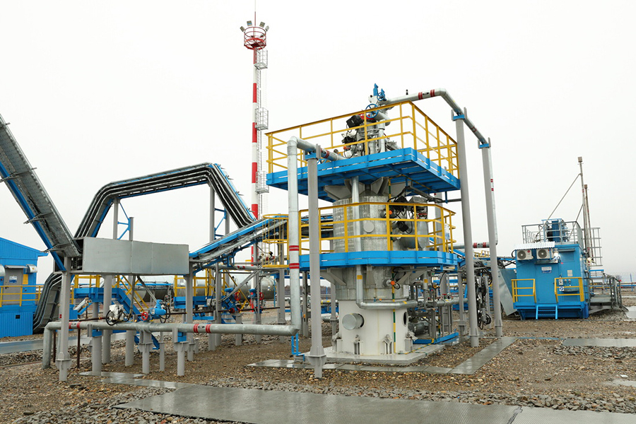 На ДКС Кшукского газоконденсатного месторождения провели мониторинг подземных трубопроводов