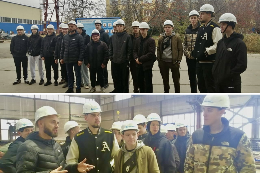 Завод «СибГазСтройДеталь» посетили студенты старших курсов трех учебных заведений