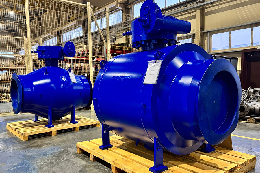 ООО «Завод «Сателлит» изготовило крупногабаритные шаровые краны DN 700 PN 125 и DN 700 PN 160