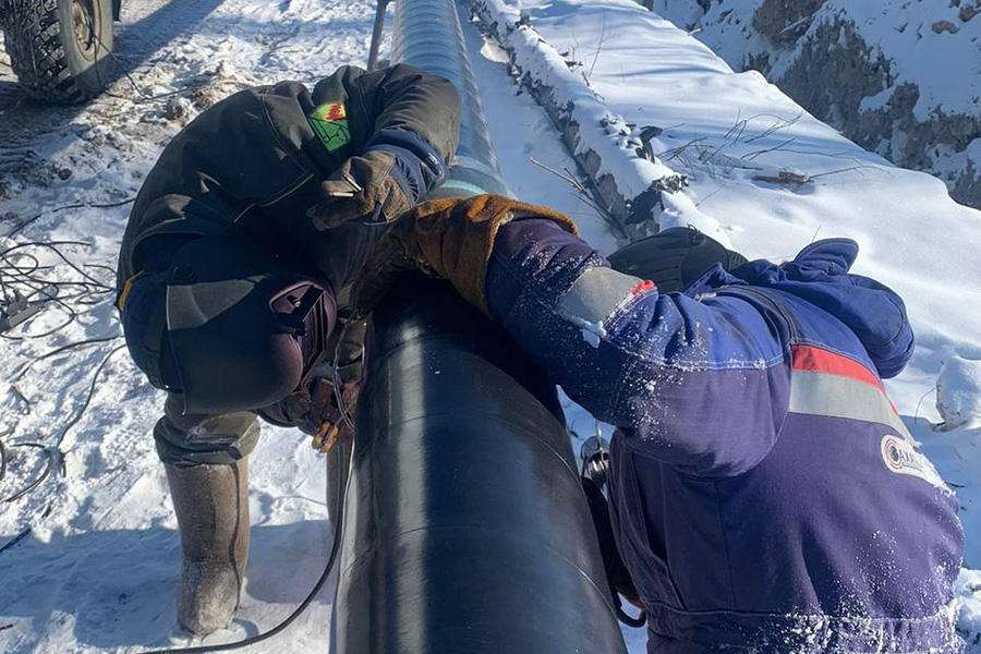 АО «Сахатранснефтегаз» проводит капитальный ремонт первой нитки магистрального газопровода «Мастах-Берге»
