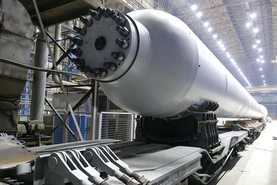 АО «Уралхиммаш» отгрузило реактор синтеза карбамида Р-101 по заказу крупного производителя минеральных удобрений