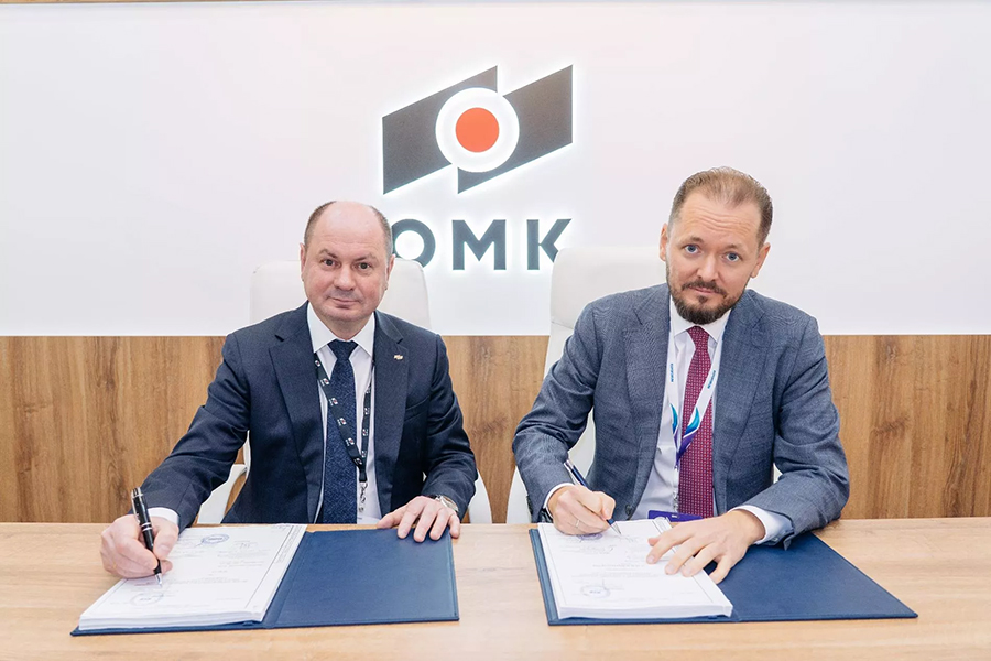 ОМК и ПАО «Газпром» в рамках ПМГФ-2025 подписали технические условия на производство высокопрочных соединительных деталей