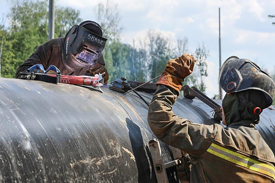 Компания «Мосгаз» возводит 14-километровый газопровод высокого давления в Краснопахорском районе