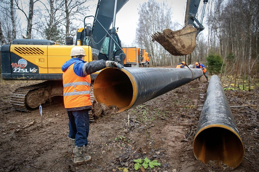 АО «МОСГАЗ» возводит газопровод высокого давления в Новомосковском административном округе