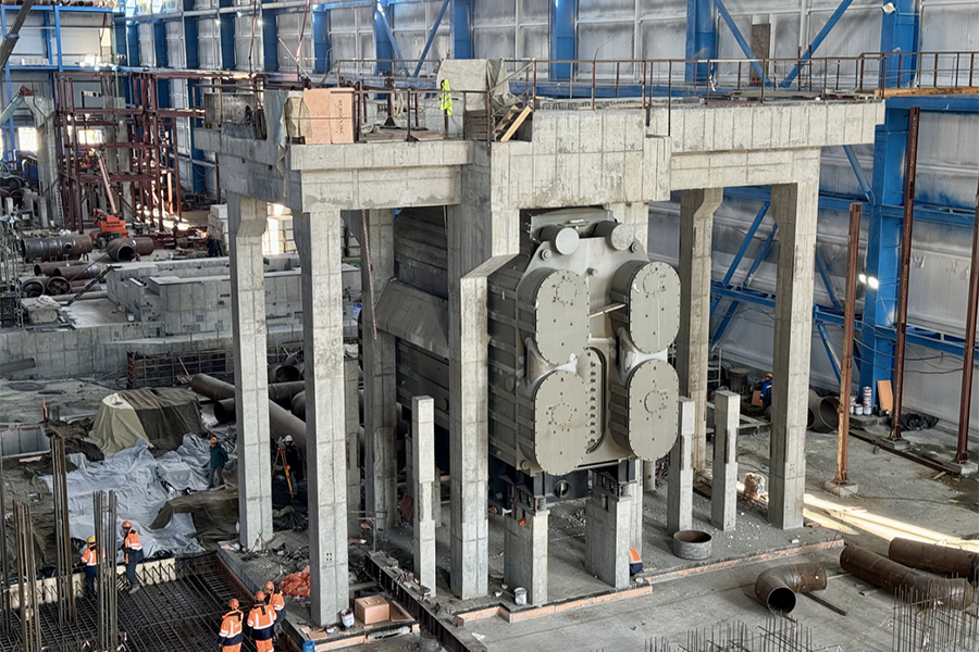 На Артемовской ТЭЦ-2 в соответствии с графиком проводятся строительные, тепломеханические и электромонтажные работы