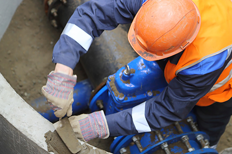 АО «Мосводоканал» завершило реконструкцию водопровода на Красноказарменной улице
