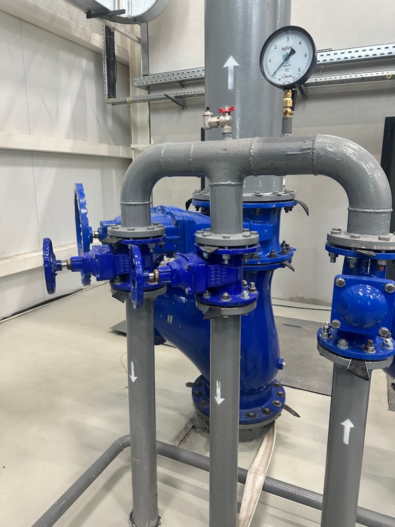 Фото недели: трубопроводная арматура DENDOR применена в ходе строительства очистных сооружений Московской судостроительной верфи