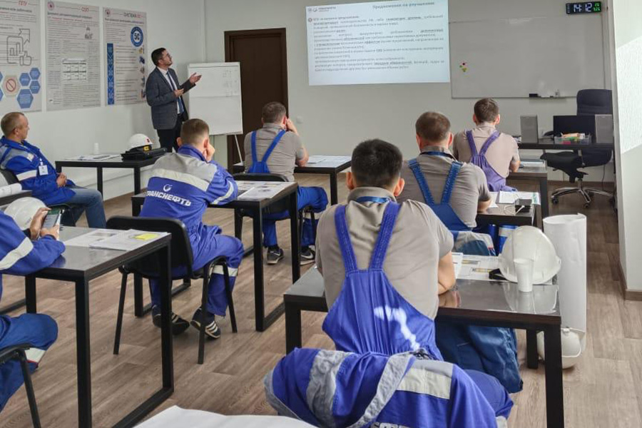 В центрах развития компетенций АО «Транснефть – Прикамье» обучились бережливому производству около 50 % сотрудников