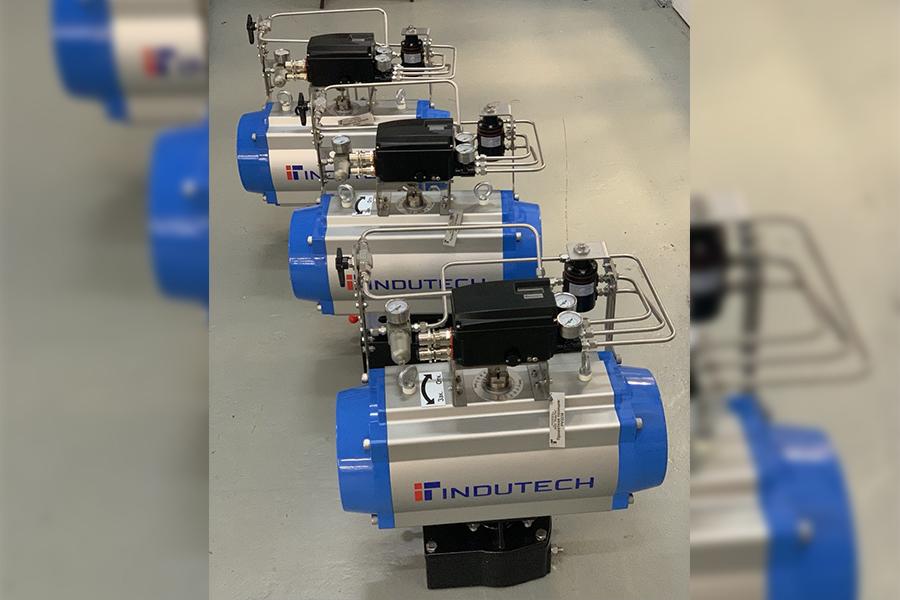 ООО «ИндуТех» поставило четвертьоборотные пневмоприводы на предприятие, входящее в структуру ПАО «Лукойл»