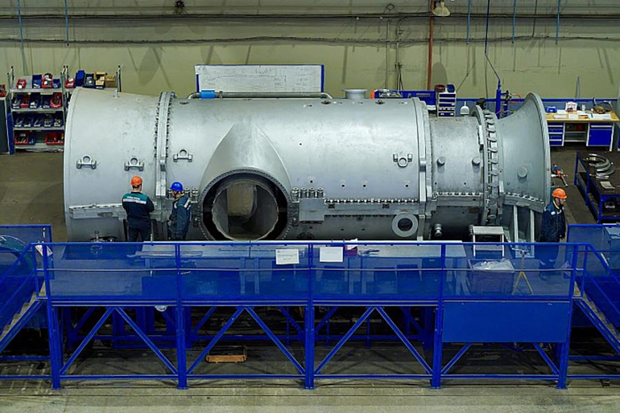 АО «Силовые машины» готовит к отгрузке турбину ГТЭ-170.1 для строительства Артемовской ТЭЦ-2