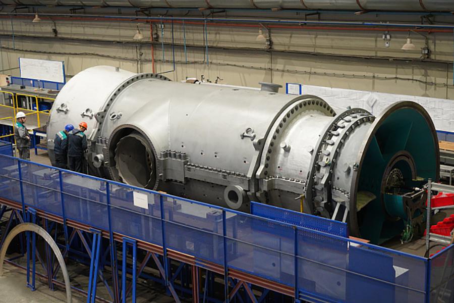 Компания «Силовые машины» готовит к отгрузке вторую турбину ГТЭ-170.1 для Артемовской ТЭЦ-2