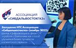 Заседание НТС Ассоциации «Сибдальвостокгаз» (ноябрь 2022): доклад «Цифровизация в сфере СУГ и работе с баллонами как способ улучшения бизнес процессов и клиентского сервиса»