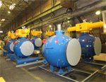 ОАО «Волгограднефтемаш» провел испытания шарового крана для сред с высокой температурой