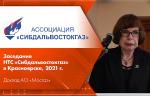 Заседание НТС «Сибдальвостокгаз» в Красноярске, 2021 г. Доклад АО «Мосгаз»