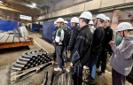 На заводе «СибГазСтройДеталь» побывали учащиеся СОШ и студенты Омского монтажного техникума