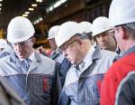 Губернатор Нижегородской области ознакомился с производством инновационной стали в Выксе (ОМК)