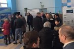 Стенд компании Hawle на площадке Северной станции аэрации ГУП Водоканал Санкт-Петербурга посетила делегация японских специалистов из организации Jetro