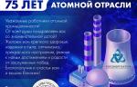Поздравляем с 75-летним юбилеем атомной промышленности!