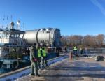 Корпус атомного реактора для первой Белорусской атомной станции доставлен в Нововоронеж